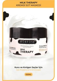 Resim PRATİKOBA Milk Therapy Kremsi Süt Maskesi 500 ML - Bakım ve Canlılık - mrfs 