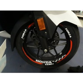 Resim Motosiklet Jant Şeridi Honda Forza Sağ-sol/ön-arka-140 