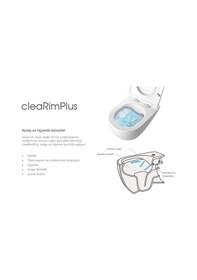 Resim Isvea Infinity Beyaz Asma Klozet ve Yavaş Kapanır Kapak 