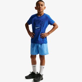 Resim Nike Dri-Fit Multi Woven Çocuk Mavi Şort 