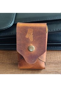 Resim Sumerian Leather Craft Deri Sigara Kılıfı Cat Sarısı 