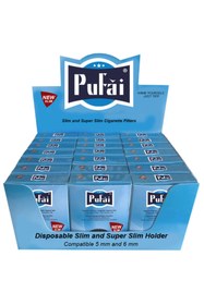 Resim Pufai Süper Slim Sigara Fltresi 5 Mm 6 Mm Ağızlık 2050 Adet 1 Paket 42 Kutu 