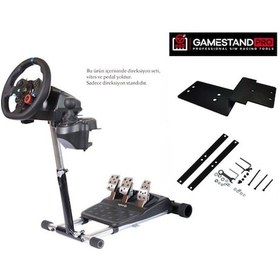 Resim Logitech Direksiyon Setine Uyumlu Gamestandpro Direksiyon Standı 