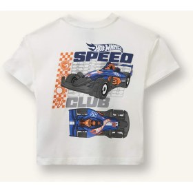 Resim DeFacto Hot Wheels Regular Fit Kısa Kollu Tişört Erkek Bebek H4766A526SM 