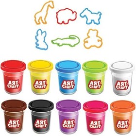 Resim Oyun Hamuru Ev Set Oyuncak İnşaat Serisi 840 Gr Hamur Şekiller 