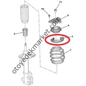 Resim DS3 Crossback (2019-2023) Ön Süspansiyon Yayı Alt Tabanı 