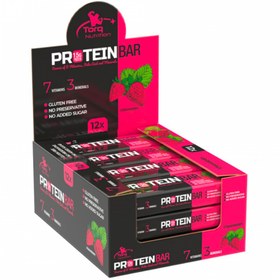 Resim TORQ NUTRİTİON Çilekli Protein Bar 50g 12 Adet 