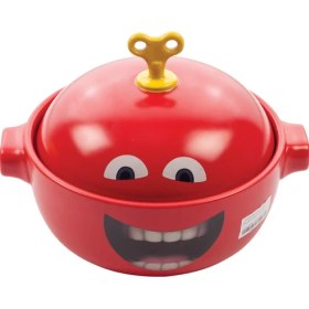 Resim Ultraform Porselen Güveç Tencere Gülen Yüz 2.5 Lt Kırmızı 