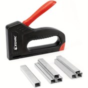 Resim EZARC 1 Adet Hafif Hizmet Manuel Zımba Tabancası, 1200 Zımba, Kaymaz Sap, JT21 Zımbalarına Uygun, 1/4", 5/16", 3/8" Döşeme, Marangozluk, El Sanatları, Kumaş DIY - Plastik Malzeme, Pil Gerektirmez 