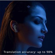 Resim Treasures Çeviri Kulaklıkları 144 Dil Destekli Aevyvkv Bluetooth 5.0 Real-time Tercüman Siyah 