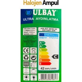 Resim Ulbay Halojen Ampul 42 Watt 