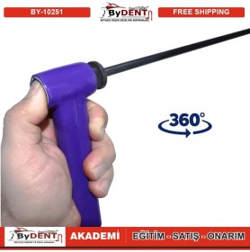 Resim Pdr Boyasız Göçük Düzeltme Özel Çubuk Sustalı 360 Döner Kulp 