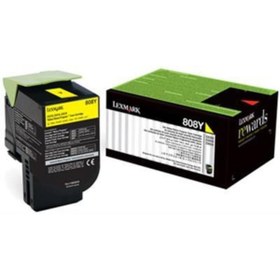 Resim Lexmark Cx310 / Cx310n / Cx310dn Orjinal Sarı Toneri 80c80y0 