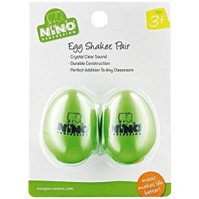 Resim Nino NINO540GG-2 Çift Egg Shaker (Yeşil) 