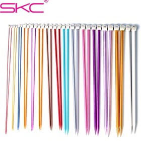 Resim Skc 35 cm Renkli Örgü Şişi 2 numaradan 10 numaraya kadar. (13 çeşit seçenekli) - 2 