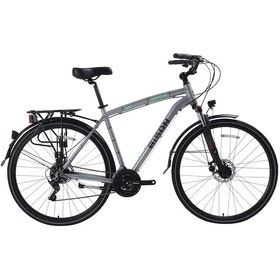 Resim Bisan Comfortline Md Fren 21 V 28" Şehir Bisikleti Gri Yeşil 52cm Gri - Yeşil 