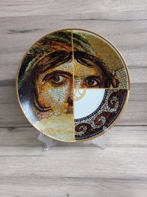 Resim Konyax Servis Tabağı Set 6 Kişilik Zeugma Çok Renkli 