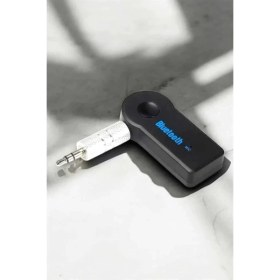 Resim AyrStore Buğz Kablosuz Bluetooth Aux Araç Kiti Siyah Hafıza Kartlı 