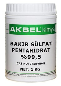 Resim Akbel Bakır Sülfat Pentahidrat %99,5 1 Kg 