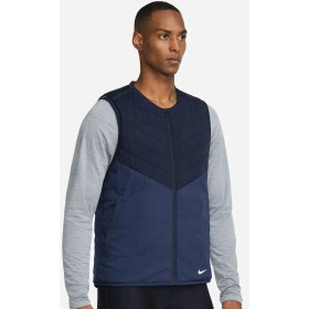 Resim Nike Running Therma Fit Repel Synthetic Fill Sentetik Dolgulu Termal Reflektörlü Erkek Koşu Yelek Lacivert 