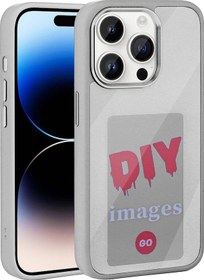 Resim İphone 14 Pro Max Uyumlu Hgea Ekranı Yansıtan Akıllı Nfc Kılıf-gri Gri 