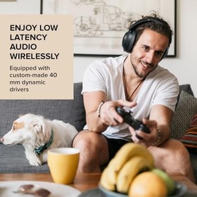 Resim Creative Zen Hybrid 2 Kablosuz Kulak Üstü Kulaklık, 67 Saate Kadar (ANC kapalı), Hibrit Aktif Gürültü Engelleme, Ortam Modu (Krem) 