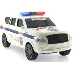 Resim Sürtmeli Sesli ve Işıklı Suv Polis Arabası JM001 