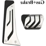 Resim Novahub Bmw F20-f36 F80-f83 E81-e93 İçin Paslanmaz Çelik Ve Kauçuk Araba Pedalları - Gümüş/siyah 