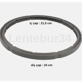 Resim Emsan Montana 4+6 Litre Uyumlu Düdüklü Tencere Lastik Kapak Conta Lastiği 