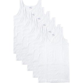 Resim Seher Yıldızı Pamuklu Penye Erkek Çocuk Atlet 6'lı Paket 