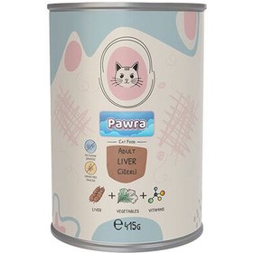 Resim Pawra Ciğerli Yetişkin Kedi Konservesi 415 Gr 