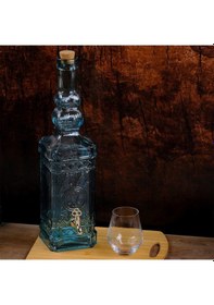 Resim San Miguel Musluklu Köşeli Yağ Şişesi 3.5 Litre 5031g Şeffaf 