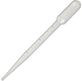 Resim 3 ml Plastik Pipet, Şeffaf ve Kullanışlı Sıvı Transfer Aracı 