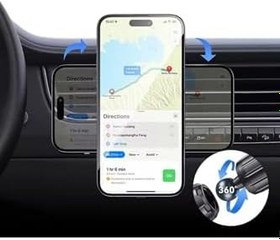 Resim Teknosepetim Araç Içi Telefon Tutucu Havalandırmaya Uygun Iphone 11-12-13-14-15 Magsafe Manyetik Mıknatıslı ile uyumlu 