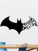 Resim habune Şık Batman Su Geçirmez Kendinden Yapışkanlı Dekoratif Duvar Sticker 