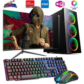 Resim COLLECT INTEL I5 3N 16GB 1TB SSD 4GB RX550 24" Monitörlü Oyun Bilgisayarı 