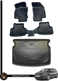 Resim Volkswagen Golf 7 3d Havuzlu Oto Paspas Ve Bagaj Havuzu Seti 