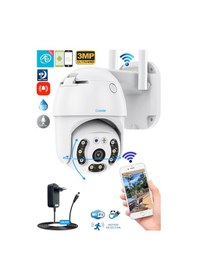 Resim Pro 3038 360 Görüş Hareketli Wireless Waterproof Akıllı Ip Güvenlik Kamerası Okam Uygulama 