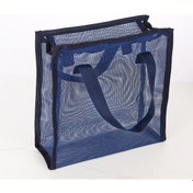 Resim Mufunye Erkekler İçin Yüzme-fitness Çanta, Taşınabilir Ağızlı Makyaj/spor Gereçleri Depolama, Dayanıklı Kumaş, 26x9x26 Büyük Mavi Büyük Mavi 