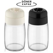 Resim Mithra Life 2 Adet 100 ML Döner Kapaklı Cam Baharatlık Takımı MIT1090 