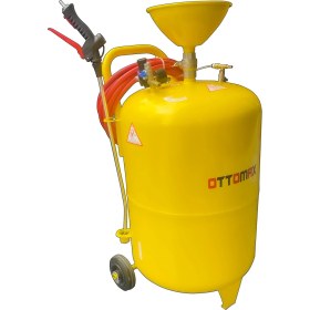 Resim Ottomax Otx100 Havalı Köpük Tankı 100 Litre Köpük Püskürtme 8 Metre Hortumlu 
