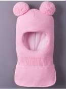 Resim Sweet Moment Çocuk Kışlık Örgü Şapka Kask 135514567 Pembe 