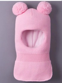 Resim Sweet Moment Çocuk Kışlık Örgü Şapka Kask 135514567 Pembe 