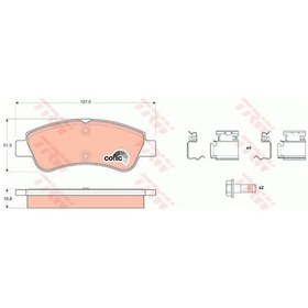 Resim Citroen C3 Aircross 1.2 2017-2025 Trw Ön Balata Netpar23599 