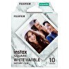 Resim Fujifilm Instax Square Whitemarble 10'lu Kare Özel Film 