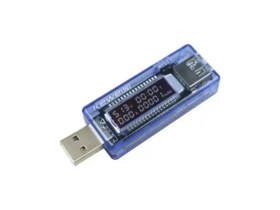 Resim OEM KWS-V20 LED Ekranlı USB Voltmetre Ampermetre USB Sarj ve Kapasite Cihazı - (4-20V, 0-3A, 0-99H, 0-99999MAH) 