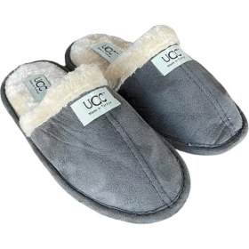 Resim Liger Unisex Peluşlu Ev Terliği Füme 