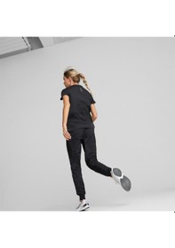 Resim Puma Run Favorite Tapered Kadın Siyah Eşofman Altı 