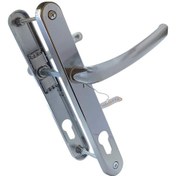 Resim Pvc Kapı Kolu Hardex Krom, 92mm / 210mm 