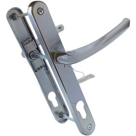 Resim Pvc Kapı Kolu Hardex Krom, 92mm / 210mm 